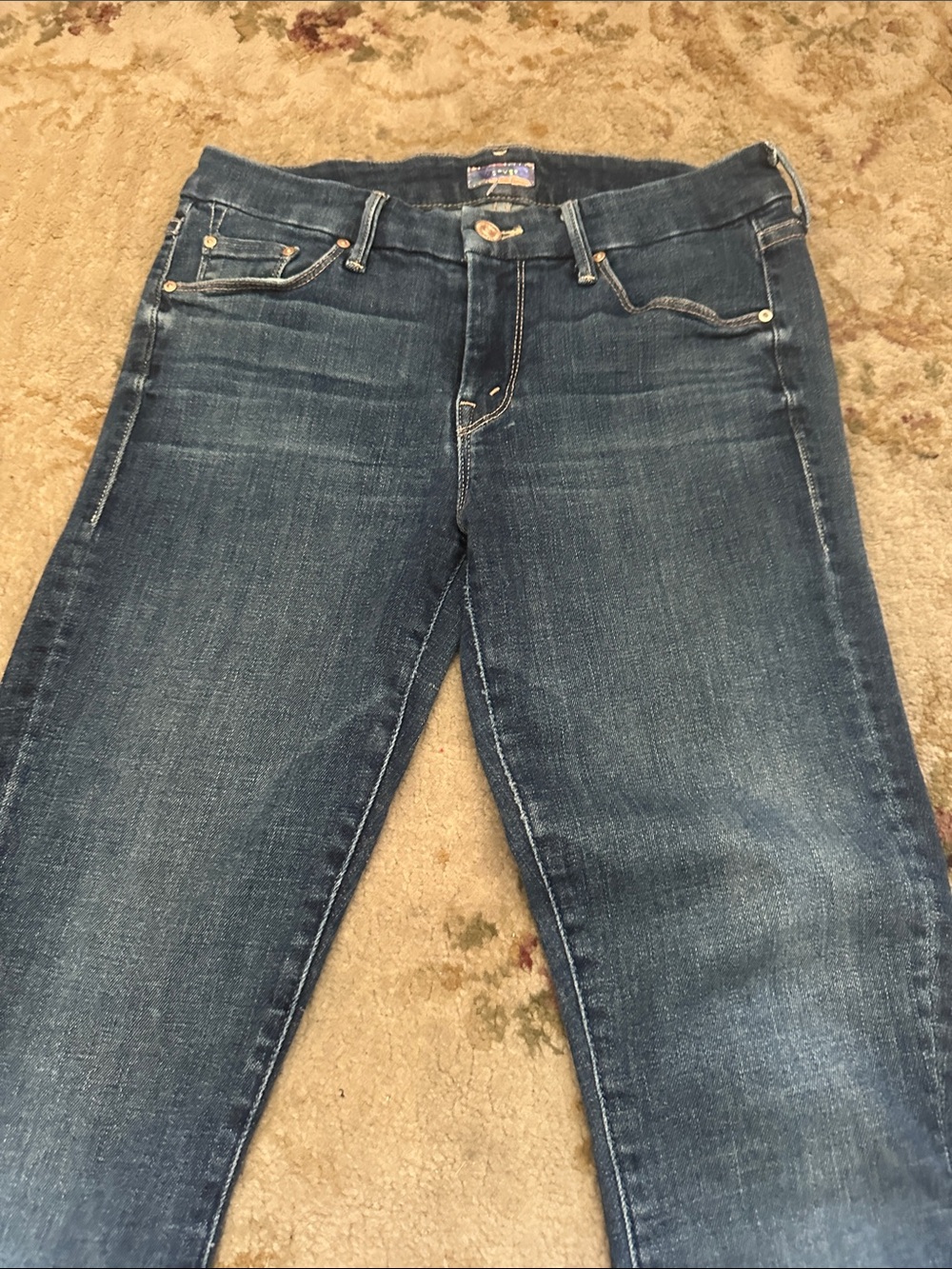 Womens mother looker ankle fray girl crush size 27